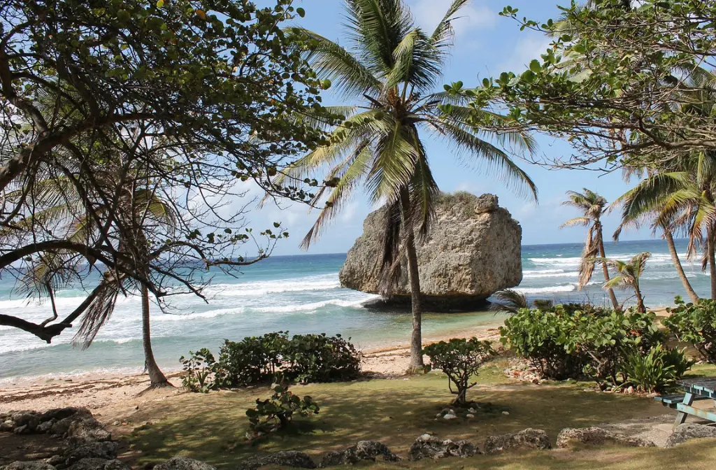 flying to barbados